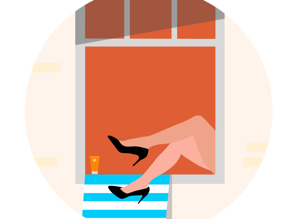 HOP Pop Hop ! Bronzette au balcon